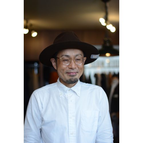 THE　H.W.DOG&CO.　D-00476　TRAVELERS　RABBIT　HAT　ブラウン