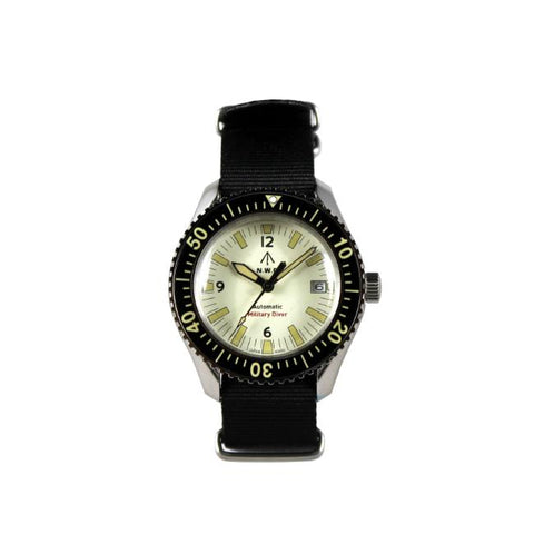 NAVAL WATCH（MIL.-05C）　Automatic ROYAL Military Diver TYPE（SILVER/BLACK）