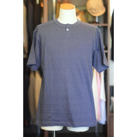 WAREHOUSE & CO.　Lot 4082　1ボタンヘンリーネックT 無地