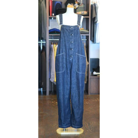 D.M.G　Women’ｓ　10ozデニムBIGポケットオーバーオール（14-0363D）