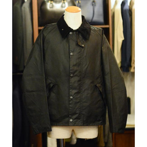 Barbour　TRANSPORT　WAX JACKET　（BLACK）（252MWX1678）