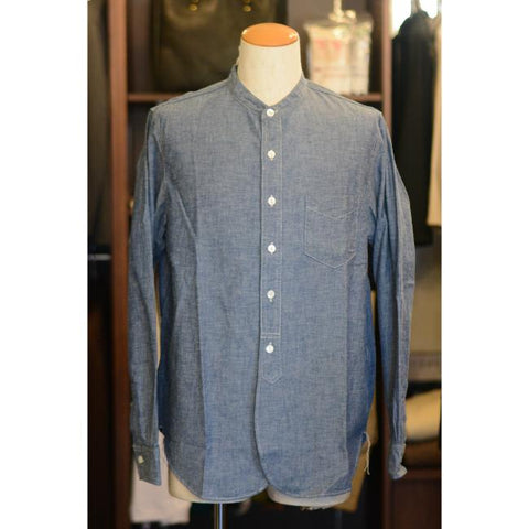FOB　FACTORY　BAND COLLAR SHIRT　（F3428）