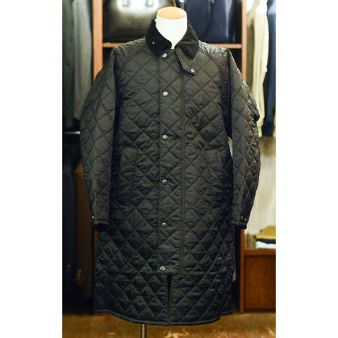 Barbour　EXMOOR / エクスモア　キルティング ミドル レングス コート（252MQU1867）col.BLACK
