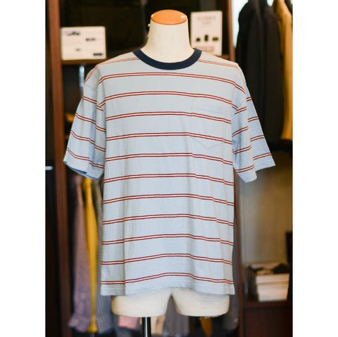 felco　S/S CREW POCKET TEE-CRESER STRIPE（OF-077）