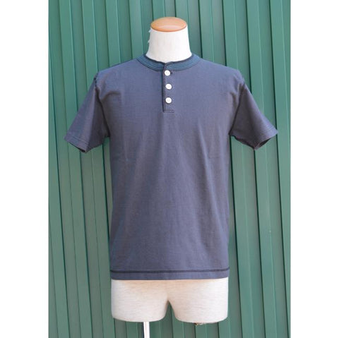 BARNS OUTFITTERS　COZUN ヘンリーネック半袖Tシャツ（BR-8146）
