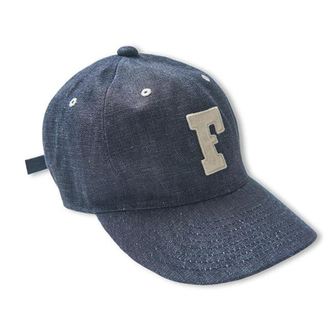 FULLCOUNT　6Panel Denim Baseball Cap 'F' Patch（6843）