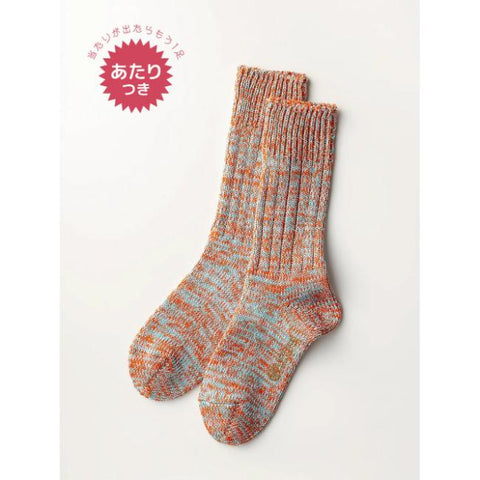 LUCKY SOCKS　マルチカラーリブソックス　LS-2504