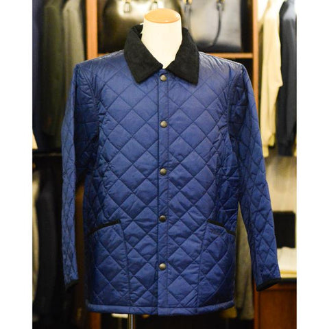 Barbour　LIDDESDALE/リデスデイル　キルティング ブルゾン（252MQU1794）　col.INK BLUE