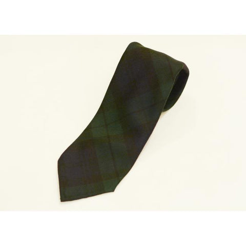 古賀屋×SLOW JAM　ABRAHAM MOON WOOL NECKTIE「BLACK WATCH」
