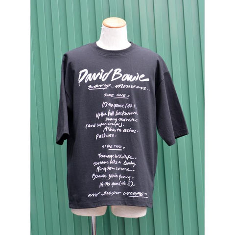 JOHNBULL　アーティストTシャツ（David Bowie ／ Scary Monsters）　（JT261C34）