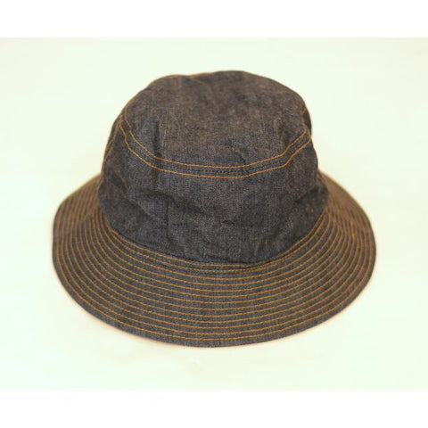 HIGHER　10oz SELVEDGE DENIM BUCKET HAT（HT25005B）