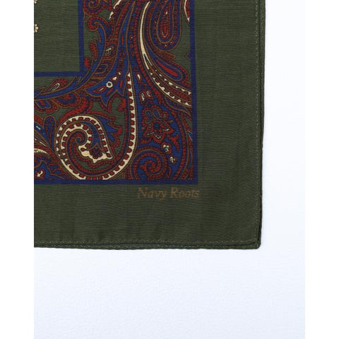 NAVY ROOTS　スカーフ更紗柄　（NR-ST25-00-2）