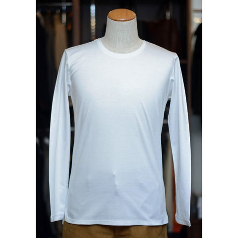 Re made in tokyo japan　DRESS LONG SLEEVE T-SHIRT（WHITE） 5619A-CT