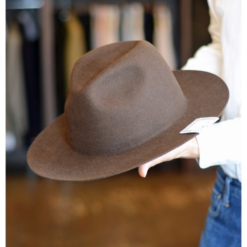 THE　H.W.DOG&CO.　D-00476　TRAVELERS　RABBIT　HAT　ブラウン