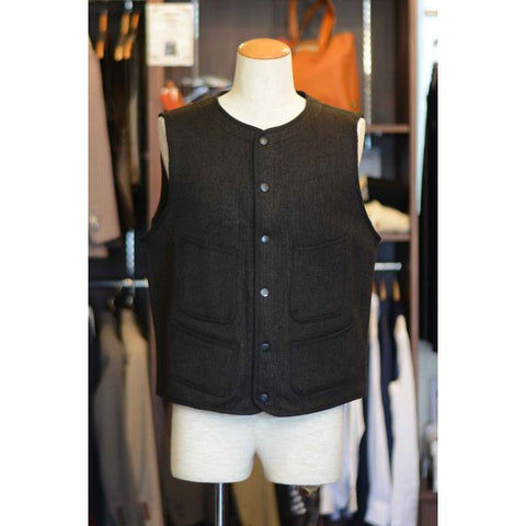 FULLCOUNT　BROWN'S BEACH　EALRY VEST BLACK(BBJ001)