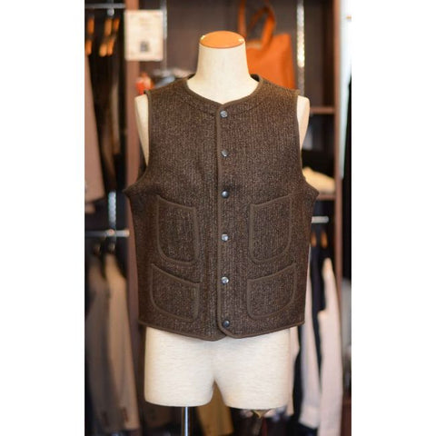 FULLCOUNT　BROWN'S BEACH　EALRY VEST OXFORD GREY (BBJ10001)